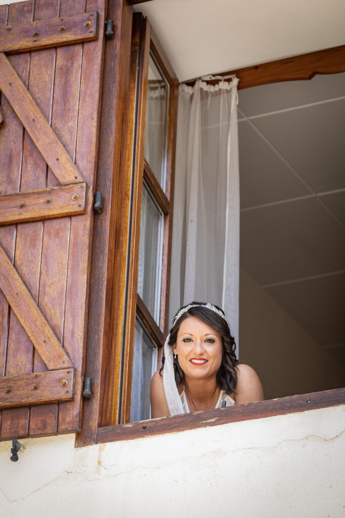 Boda en verano Val d'Aran Noemí retrato